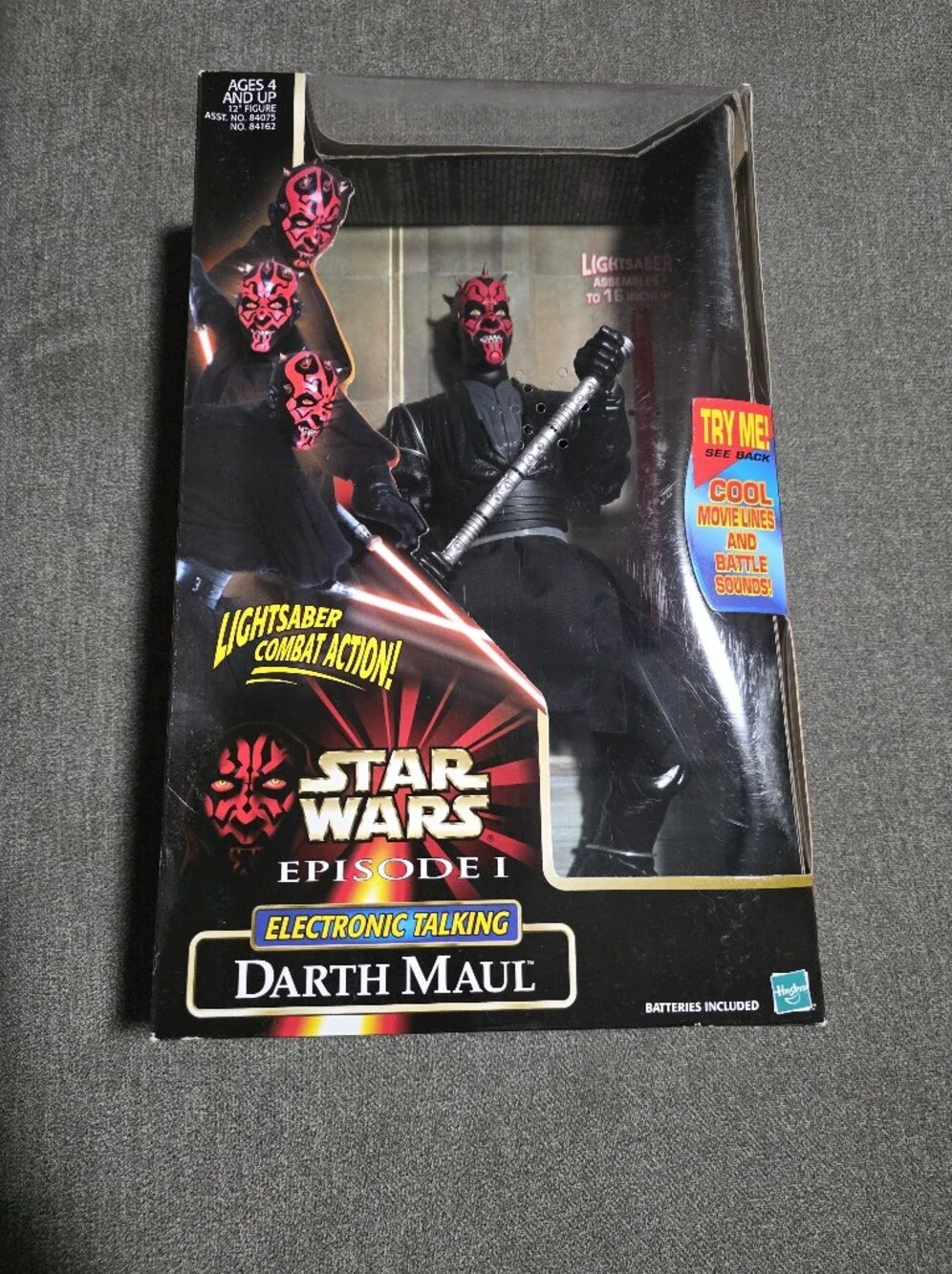 1999 Star Wars Darth Maul Kids Costume - Black and Red